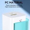 Wozinsky WWCEAC GaN nabíječka 33W USB-A USB-C - bílá