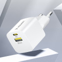 Wozinsky WWCEAC GaN nabíječka 33W USB-A USB-C - bílá
