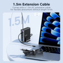 Tech-Protect DC240W-GAN 240W 6portová desktop nabíječka - černá