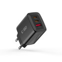 Nabíječka Tech-Protect NCA65W-GAN 65W PD/QC 3.0 - black