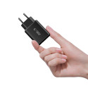 Nabíječka Tech-Protect NCA65W-GAN 65W PD/QC 3.0 - black