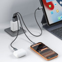 Tech-Protect NCA65W-GAN 65W 3-port nabíječka PD/QC3.0 bílá
