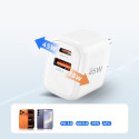 TECH-PROTECT NCA45W-GAN nabíječka PD 45W + kabel bílá