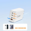 Nabíječka Tech-Protect NC240W-GAN 240W 4port PD/QC3.0 bílá