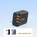 Nabíječka Tech-Protect NC200W-GAN 4port 200W černá