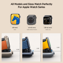 Bezdrátová nabíječka Joyroom JR-WQW03 pro chytré hodinky Apple Watch s funkcí nočního stojánku - černá