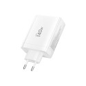 Tech-Protect NC140W-GAN 4port nabíječka PD 140W QC3.0 bílá