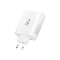 TECH-PROTECT NC120W-GAN 4portová nabíječka 120W PD/QC3.0 bílá