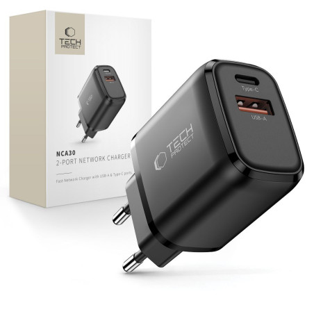 Nabíječka Tech-Protect NCA30 2-port PD 30W/QC3.0