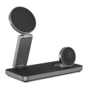 Tech-Protect QI15W-A47 3v1 MagSafe nabíječka black