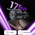 Nabíječka do auta Tech-Protect CC04 PD 175W černá