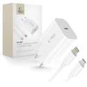 Nabíječka Tech-Protect NC20W PD 20W USB-C - bílá