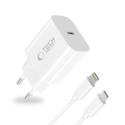 Nabíječka Tech-Protect NC20W PD 20W USB-C - bílá