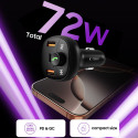 Tech-Protect CC06 nabíječka do auta 72W - černá