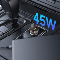 Tech-Protect CC01 nabíječka do auta 2port PD 45W - černá