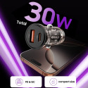 Nabíječka do auta Tech-Protect CC01 2-port PD 30W/QC3.0 černá