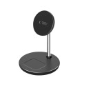 Tech-Protect QI15W-A39 2v1 MagSafe bezdrátová nabíječka black
