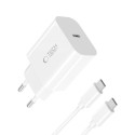Nabíječka Tech-Protect NC20W PD 20W USB-C - bílá