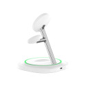 Tech-Protect QI15W-A46 3v1 MagSafe nabíječka bílá