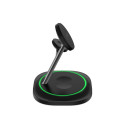 Nabíječka Tech-Protect QI15W-A46 3v1 MagSafe - černá
