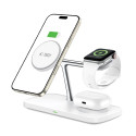 Nabíječka Tech-Protect QI15W-A45 3v1 MagSafe - bílá