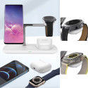 Nabíječka Tech-Protect QI15W-A45 3v1 MagSafe - bílá