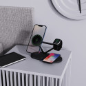 Tech-Protect QI15W-A41 3v1 MagSafe nabíječka - black