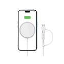 Tech-Protect QI15W-A44 MagSafe bezdrátová nabíječka 15W - bílá