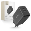Tech-Protect NC45W-GAN nabíječka 45W GaN 2×USB-C černá