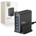Tech-Protect DC140W-GAN 140W nabíječka 5 portů GaN černá