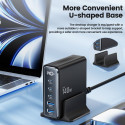 Tech-Protect DC140W-GAN 140W nabíječka 5 portů GaN černá