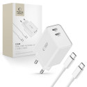 Nabíječka Tech-Protect C35W PD 35W + USB-C kabel bílá