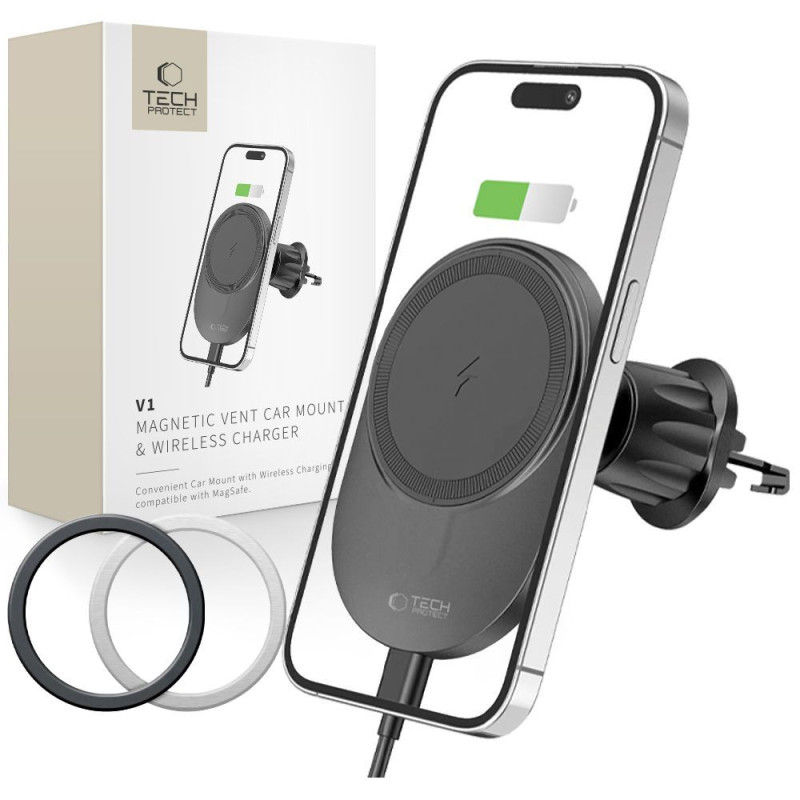 Držák Tech-Protect MM15W-V1 pro iPhone - černý