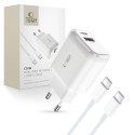 Nabíječka Tech-Protect C20W PD 20W + QC3.0 kabel Type-C bílá