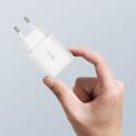 Nabíječka Tech-Protect C20W PD 20W + QC3.0 kabel Type-C bílá