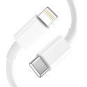 Tech-Protect C20W 2-port nabíječka + Lightning kabel - bílá