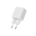 Tech-Protect C20W 2-port nabíječka + Lightning kabel - bílá