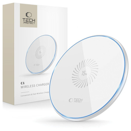 Nabíječka Tech-Protect QI15W-C1 Qi15W 15W bílá