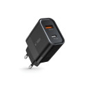 TECH-PROTECT C30W nabíječka PD 30W + QC3.0 black