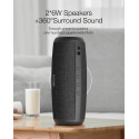 BLITZWOLF BW-WA1 Přenosný IPX5 Bluetooth stereo reproduktor 2x6W s handsfree, černý