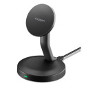 Spigen EF151MS MagSafe bezdrátová nabíječka 15W – černá