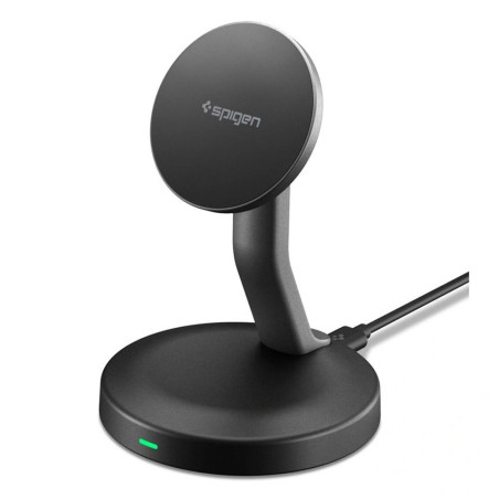 Spigen EF151MS MagSafe bezdrátová nabíječka 15W – černá