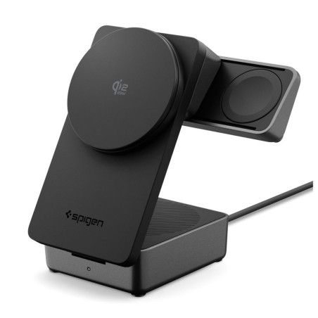 Spigen EF323MQ 3v1 MagSafe bezdrátová nabíječka 25W Qi2.2 černá