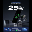 Spigen EF323MQ 3v1 MagSafe bezdrátová nabíječka 25W Qi2.2 černá