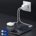 Nabíječka Spigen ESSENTIAL EE202EU GaN Pro 2 porty - bílá