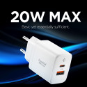 Nabíječka Spigen ESSENTIAL EE202EU GaN Pro 2 porty - bílá
