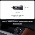 Nabíječka do auta Spigen ESSENTIAL EV301 30W - black