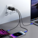 Nabíječka Joyroom JR-TG10 65W GaN (2×USB-C+USB-A) - black