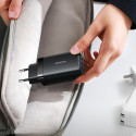 Nabíječka Joyroom JR-TG10 65W GaN (2×USB-C+USB-A) - black