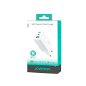 Joyroom JR-TG10 65W GaN nabíječka 2×USB-C + USB-A - bílá